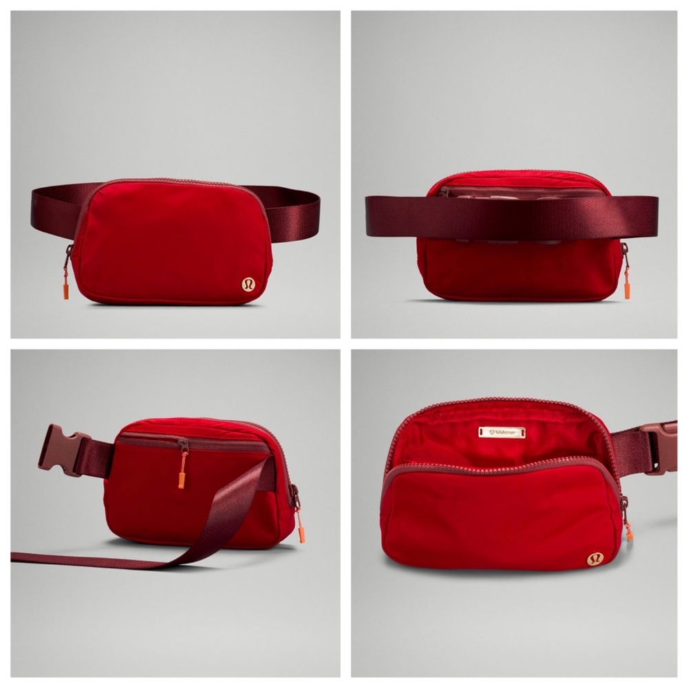 lululemon Lunar New Year Everywhere Belt Bag in Dark Red/Smoky Red Gold NWT New - Picture 13 of 16